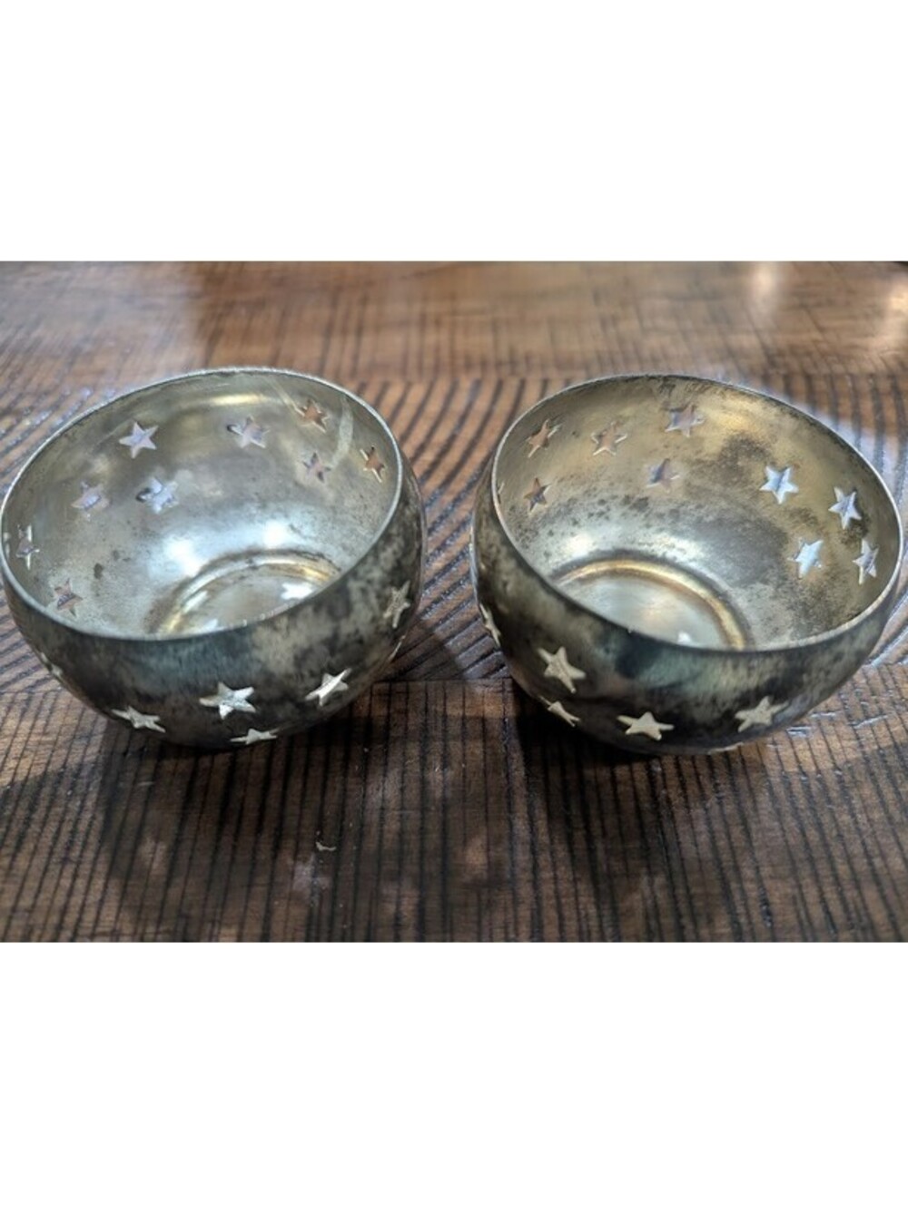 Celestial Votive Metal Star Tea Light Candle Holder - Picture 2 of 8